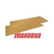 Покрытие палубное EVA, 2400х900х6мм, самоклеящееся, золотисто-желтое, тип A, упаковка 2 листа, Marine Rocket (упаковка из 4 шт.)