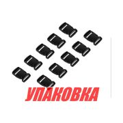 Карабин пластиковый 5 см, 10 шт (упаковка из 5 шт.)