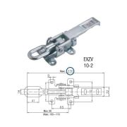 Эксцентриковый замок EXZV 10-2 (1 шт) (6782)