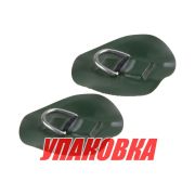 Кольцо D-образное зеленое, 2 шт (упаковка из 10 шт.)