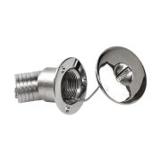 Горловина заливная для воды, угловая, под шланг 38 мм Marine Rocket