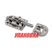 Задвижка дверная 90х39 мм, нержавеющая, Marine Rocket (упаковка из 20 шт.)