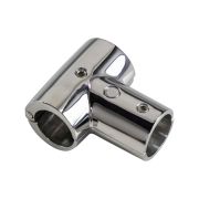 Тройник леера разборный, (22 мм), 90 град, Marine Rocket