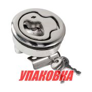 Ручка врезная, D61 мм, с ключом, Marine Rocket (упаковка из 2 шт.)