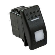 Переключатель двухпозиционный (ON)-OFF 12 в/20А 3р с подсветкой