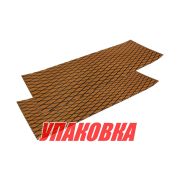 Покрытие палубное EVA, 1900х700х6мм, самоклеящееся, светло-коричневое, тип D, упаковка 2 листа, Marine Rocket (упаковка из 4 шт.)