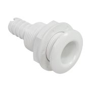 Разъем водосброса с обратным клапаном под шланг 19 мм, белый