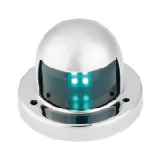 Огонь ходовой светодиодный, нержавеющий корпус, зеленый 12 В, SeaFlo