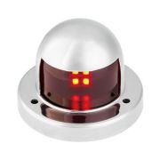 Огонь ходовой светодиодный, нержавеющий корпус, красный 12 В, SeaFlo