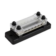 Колодка распределительная электромонтажная с защитной крышкой, 2 планки по 6 контактов