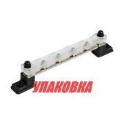 Колодка распределительная электромонтажная с защитной крышкой, 6 контактов (упаковка из 2 шт.)