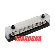 Колодка распределительная электромонтажная с защитной крышкой, 12 контактов (упаковка из 6 шт.)