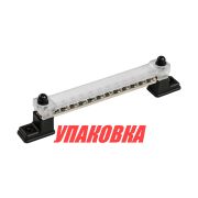 Колодка распределительная электромонтажная с защитной крышкой, 12 контактов (упаковка из 2 шт.)