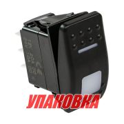 Переключатель двухпозиционный ON-ON 12В/20А 7р с подсветкой (упаковка из 10 шт.)
