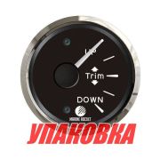 Трим-указатель Suzuki, черный циферблат, нержавеющий ободок, д. 52 мм, Marine Rocket (упаковка из 10 шт.)