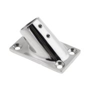 Основание стойки леера (22,2 мм), 45 град, прямоугольное, Marine Rocket