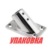 Основание стойки леера (22,2 мм), 45 град, прямоугольное, Marine Rocket (упаковка из 5 шт.)