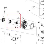 Сальники крышки редуктора H4 (13х23х8)