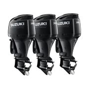 Тройка из 2 моторов Suzuki DF300APX+ 1 мотор DF300APXX, черные