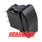 Переключатель трехпозиционный (ON)-OFF-ON 12 В/20А 6Р (упаковка из 10 шт.)