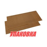 Покрытие палубное EVA, 2400х900х6мм, самоклеящееся, коричневое, тип A, упаковка 2 листа, Marine Rocket (упаковка из 4 шт.)