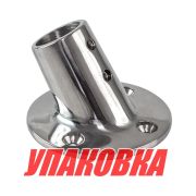 Основание стойки леера (25,4 мм), 60 град, круглое, Marine Rocket (упаковка из 5 шт.)