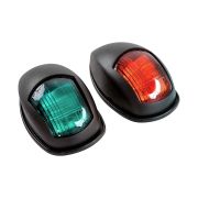 Огни ходовые светодиодные, комплект, черный корпус, 10-30 В