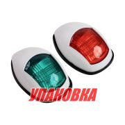 Огни ходовые светодиодные, комплект, белый корпус, 10-30 В (упаковка из 2 шт.)