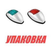 Огни ходовые светодиодные, комплект, серебристый пластик, 10-30 В (упаковка из 4 шт.)