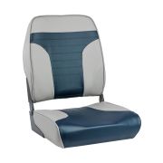 Кресло мягкое складное Marine Rocket, обивка винил, цвет серый/синий