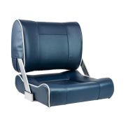 Кресло с перекидной спинкой, обивка винил, цвет синий