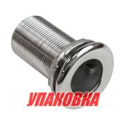 Шпигат нержавеющий d34мм, резьба D41мм (упаковка из 5 шт.)