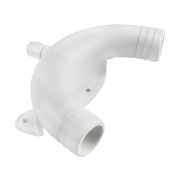 Колено 38 мм пластиковое с вентиляцией