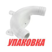 Колено 38 мм пластиковое с вентиляцией (упаковка из 5 шт.)