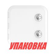 Люк смотровой белый, SeaFlo, 370 х 375 мм (упаковка из 5 шт.)