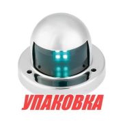 Огонь ходовой светодиодный, нержавеющий корпус, зеленый 12 В, SeaFlo (упаковка из 10 шт.)