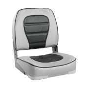 Кресло мягкое складное, обивка винил, цвет серый/угольный, Marine Rocket