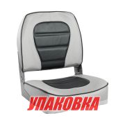 Кресло мягкое складное, обивка винил, цвет серый/угольный, Marine Rocket (упаковка из 4 шт.)