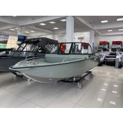 Моторная лодка, Тактика 460 DC (Comfort), хаки с Suzuki DF50ATL