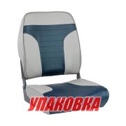 Кресло мягкое складное Marine Rocket, обивка винил, цвет серый/синий (упаковка из 2 шт.)