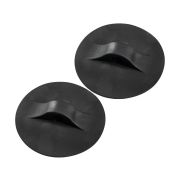 Крепление леера, D 136мм, черное, 2 шт