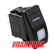 Переключатель двухпозиционный ON-OFF 12В/20А 3р с подсветкой (упаковка из 50 шт.)