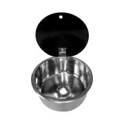 Мойка круглая, стеклянная крышка, Marine Rocket