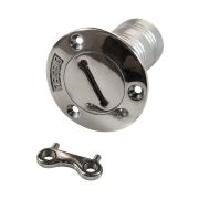 Горловина заливная для дизтоплива 38 мм , нерж. сталь  с ключом