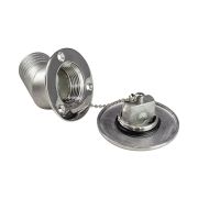 Горловина заливная для воды, угловая, под шланг 38 мм