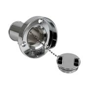 Горловина заливная для бензина с грязеотводом хромир. сталь