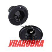 Горловина заливная для дизтоплива, пластиковая, черная, под шланг 38 мм (упаковка из 20 шт.)