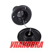 Горловина заливная для топлива, пластиковая, черная, под шланг 38 мм (упаковка из 10 шт.)