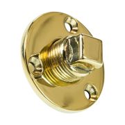 Шпигат латунный с резьбовой пробкой 18 мм