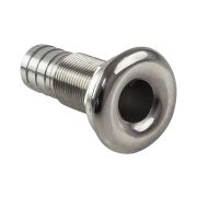 Шпигат нержавеющий под шланг 22 мм